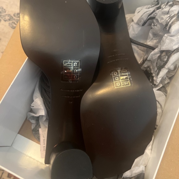 A’mmonde Atelier Alessandra Block Heel in Black (size 10) - Picture 7 of 8